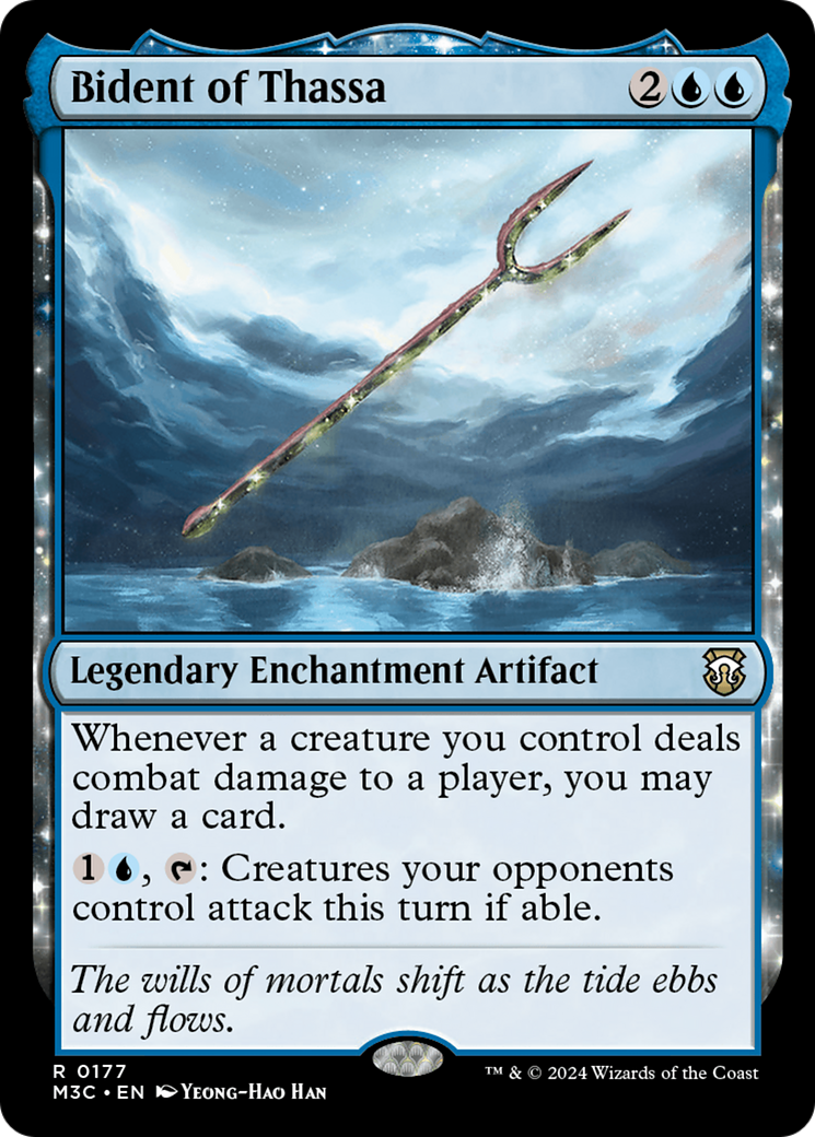 {R} Bident of Thassa [Modern Horizons 3 Commander][M3C 177]
