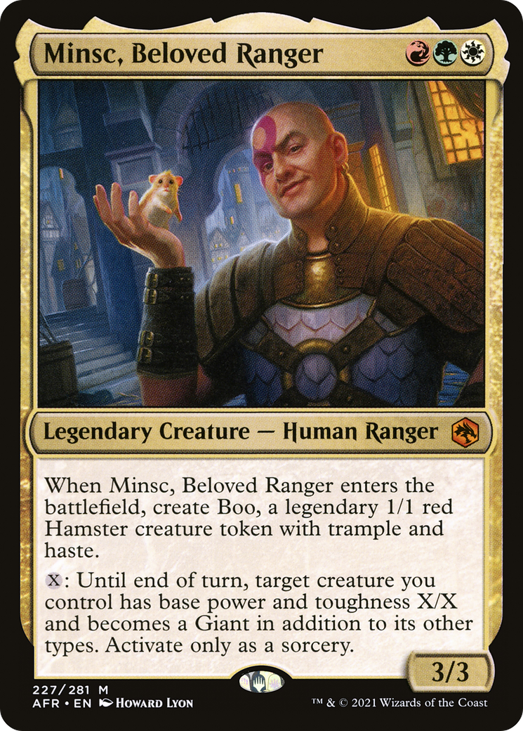 {R} Minsc, Beloved Ranger [Dungeons & Dragons: Adventures in the Forgotten Realms][AFR 227]