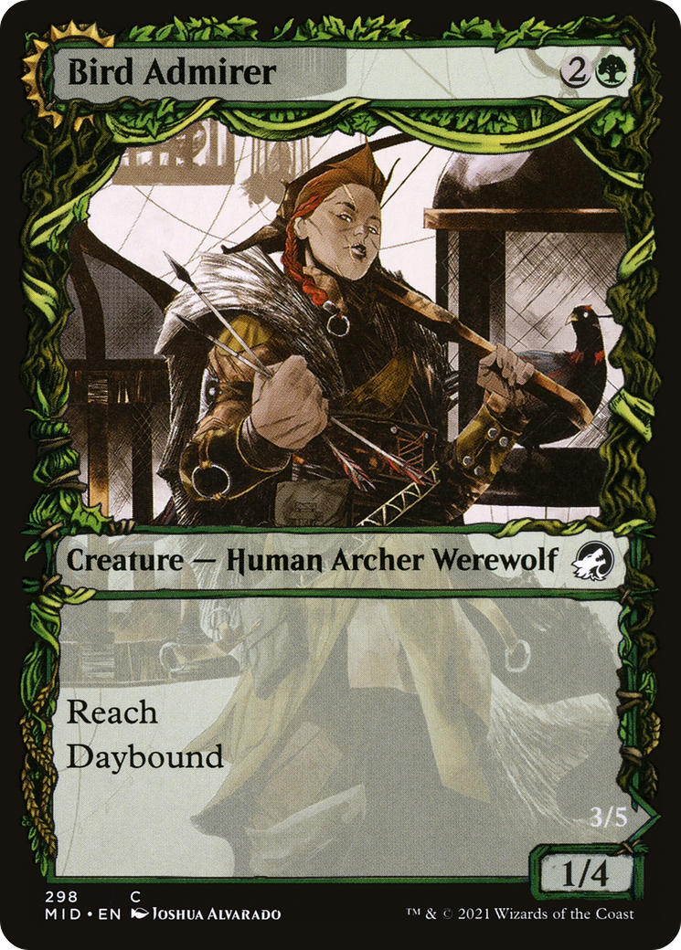 {C} Bird Admirer // Wing Shredder (Showcase Equinox) [Innistrad: Midnight Hunt][MID 298]