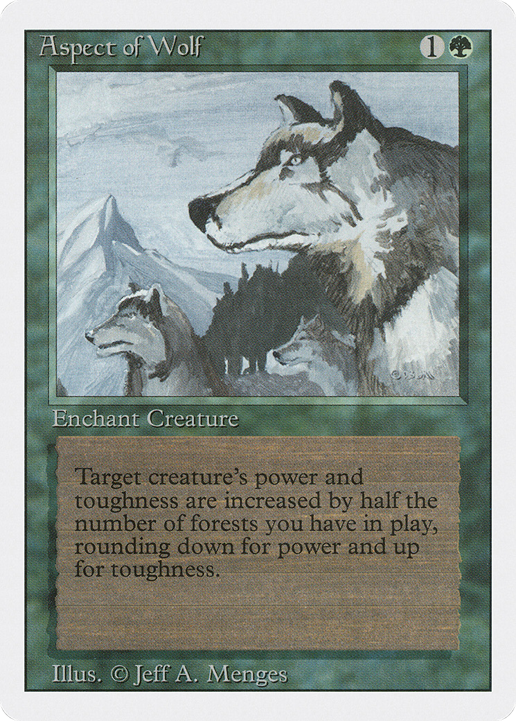 {R} Aspect of Wolf [Revised Edition][3ED 186] - Misty Mountain Games