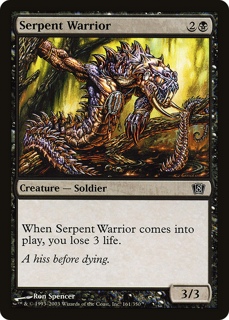 {C} Serpent Warrior [Eighth Edition][8ED 161]