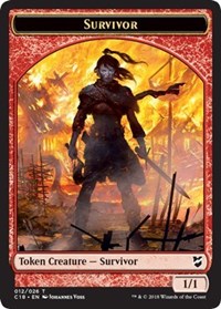 {T} Survivor // Myr (023) Double-sided Token [Commander 2018 Tokens][TC18 012]