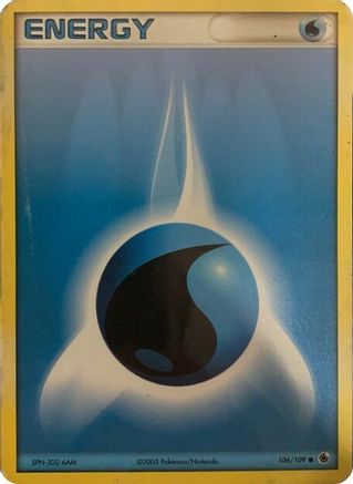 [PKM] Water Energy (2005 No E Reader) [Deck Exclusives]