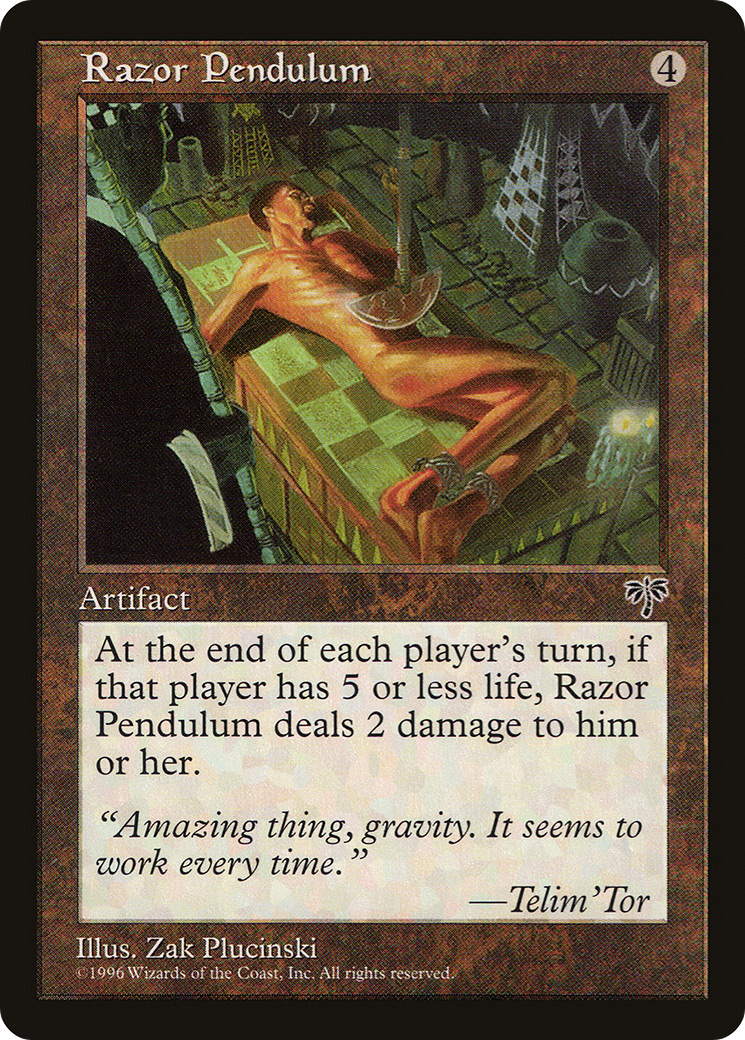 {R} Razor Pendulum [Mirage][MIR 317]