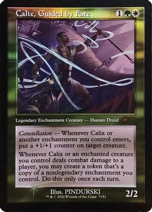 {R} Calix, Guided by Fate (Retro Frame) (Foil) [Secret Lair Drop Series] [SLD 7151]