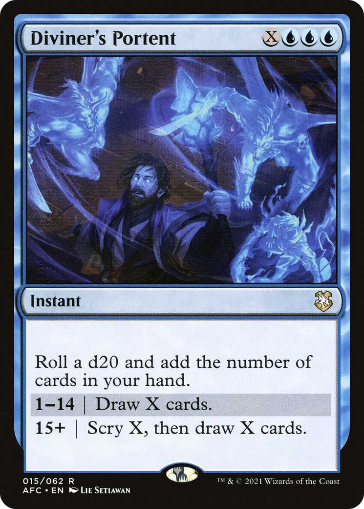 {R} Diviner's Portent [Dungeons & Dragons: Adventures in the Forgotten Realms Commander][AFC 015]