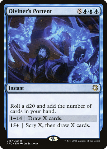 {R} Diviner's Portent [Dungeons & Dragons: Adventures in the Forgotten Realms Commander][AFC 015]