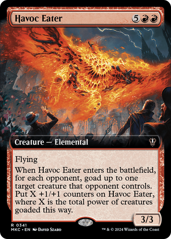 {R} Havoc Eater (Extended Art) [Murders at Karlov Manor Commander][MKC 341]