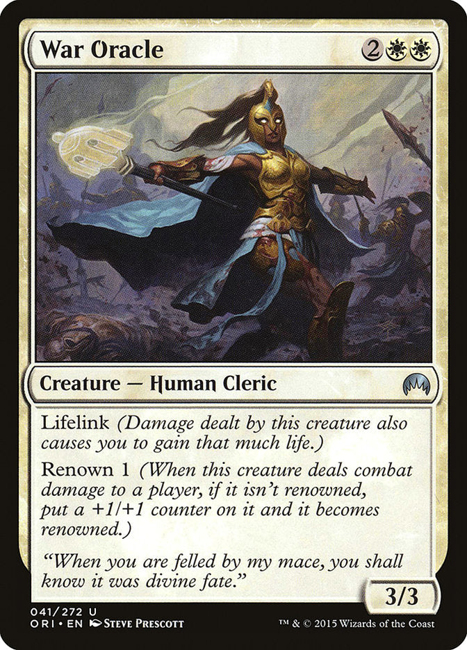 {C} War Oracle [Magic Origins][ORI 041]