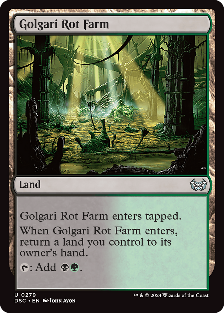 {C} Golgari Rot Farm [Duskmourn: House of Horror Commander][DSC 279]