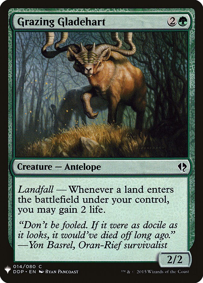 {C} Grazing Gladehart [Mystery Booster][MB1 DDP 014]