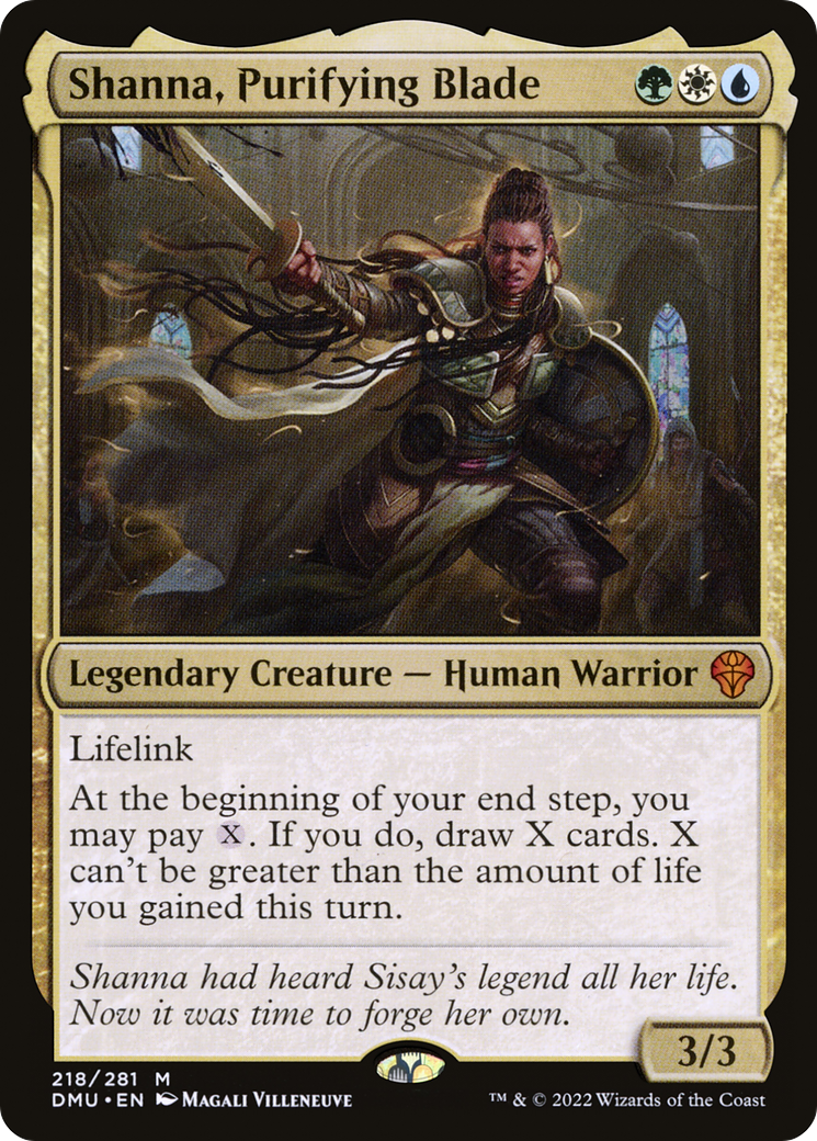 {R} Shanna, Purifying Blade [Dominaria United][DMU 218]