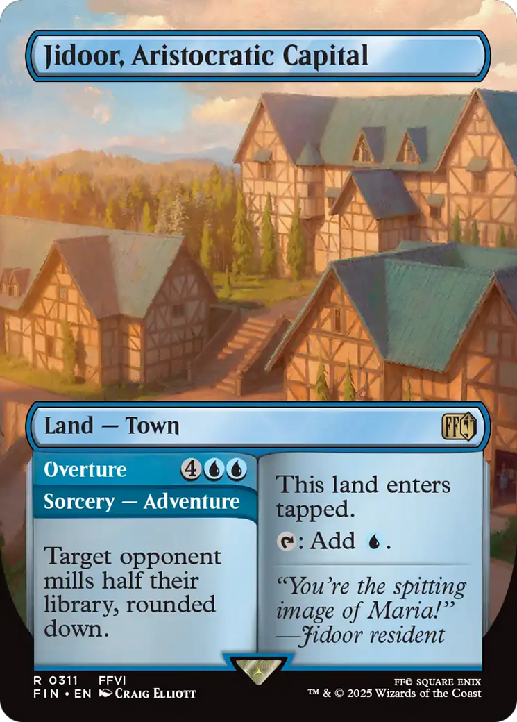 {@R} Jidoor, Aristocratic Capital // Overture (Borderless) [FINAL FANTASY][FIN 311]