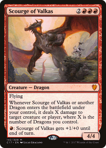 {R} Scourge of Valkas [Commander 2017][C17 142] - Misty Mountain Games