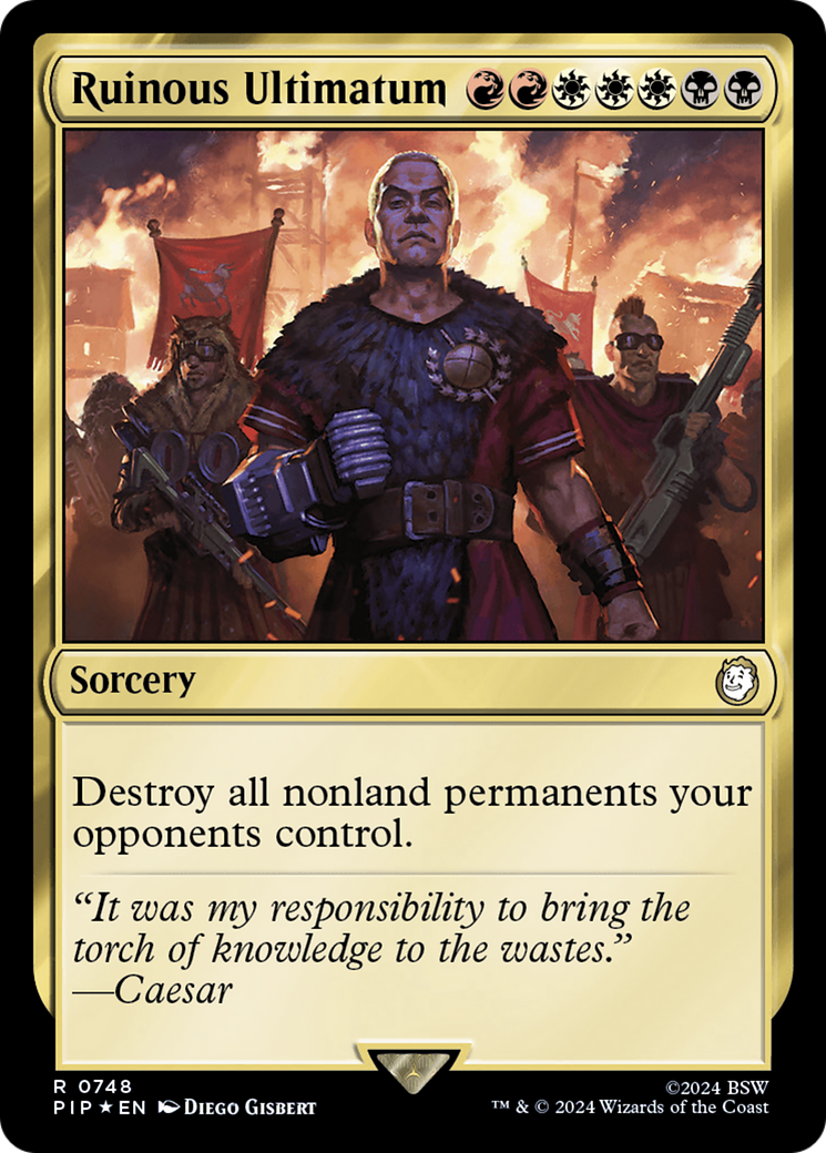 {R} Ruinous Ultimatum (Surge Foil) [Fallout][PIP 748]