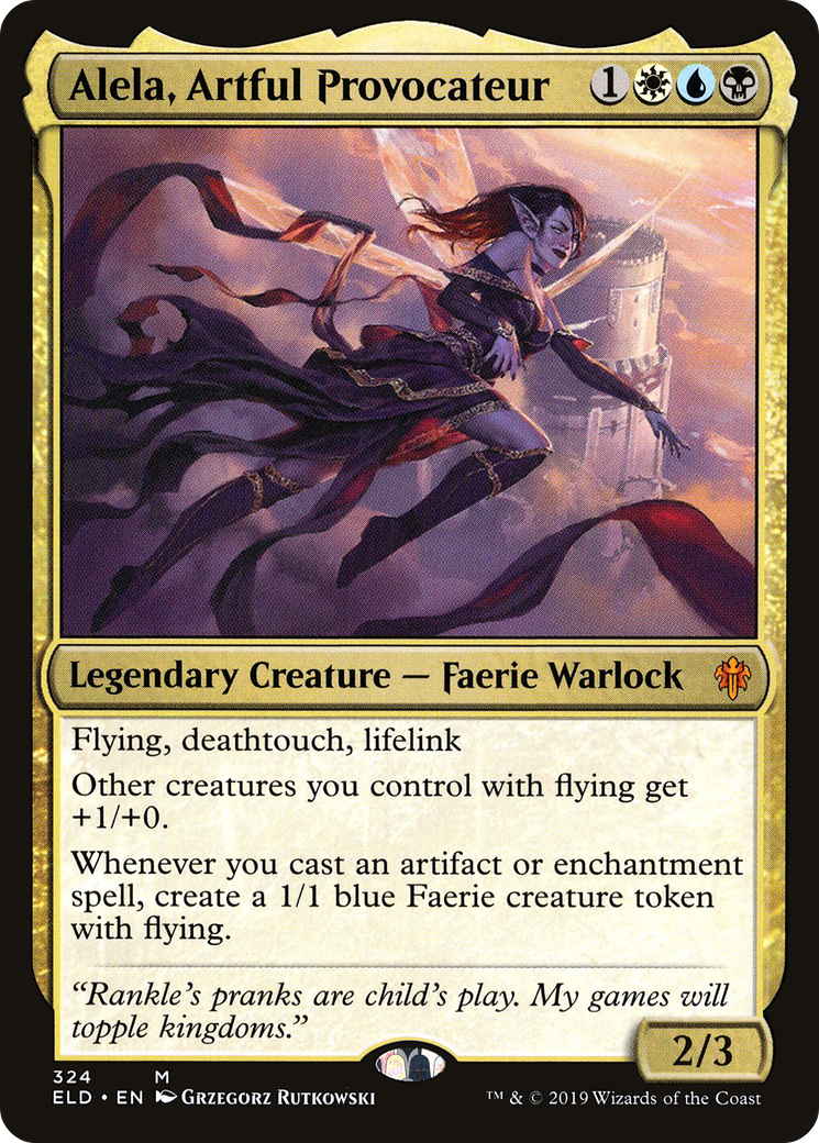{R} Alela, Artful Provocateur [Throne of Eldraine][ELD 324]