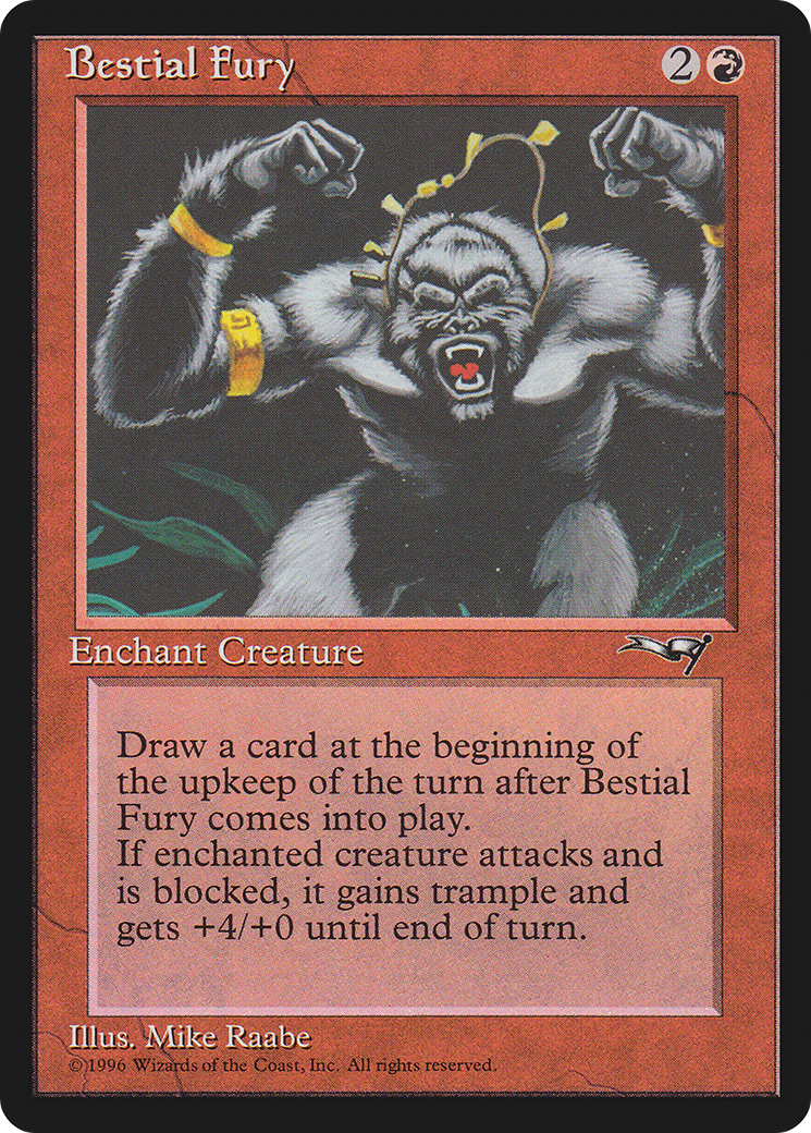 {C} Bestial Fury (Looking Left) [Alliances][ALL 67B]