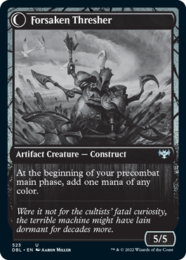 {C} Foreboding Statue // Forsaken Thresher [Innistrad: Double Feature][DBL 523]