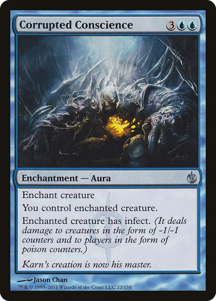 {C} Corrupted Conscience [Mirrodin Besieged][MBS 022]