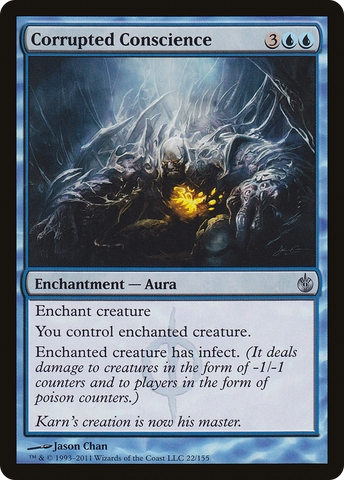 {C} Corrupted Conscience [Mirrodin Besieged][MBS 022]