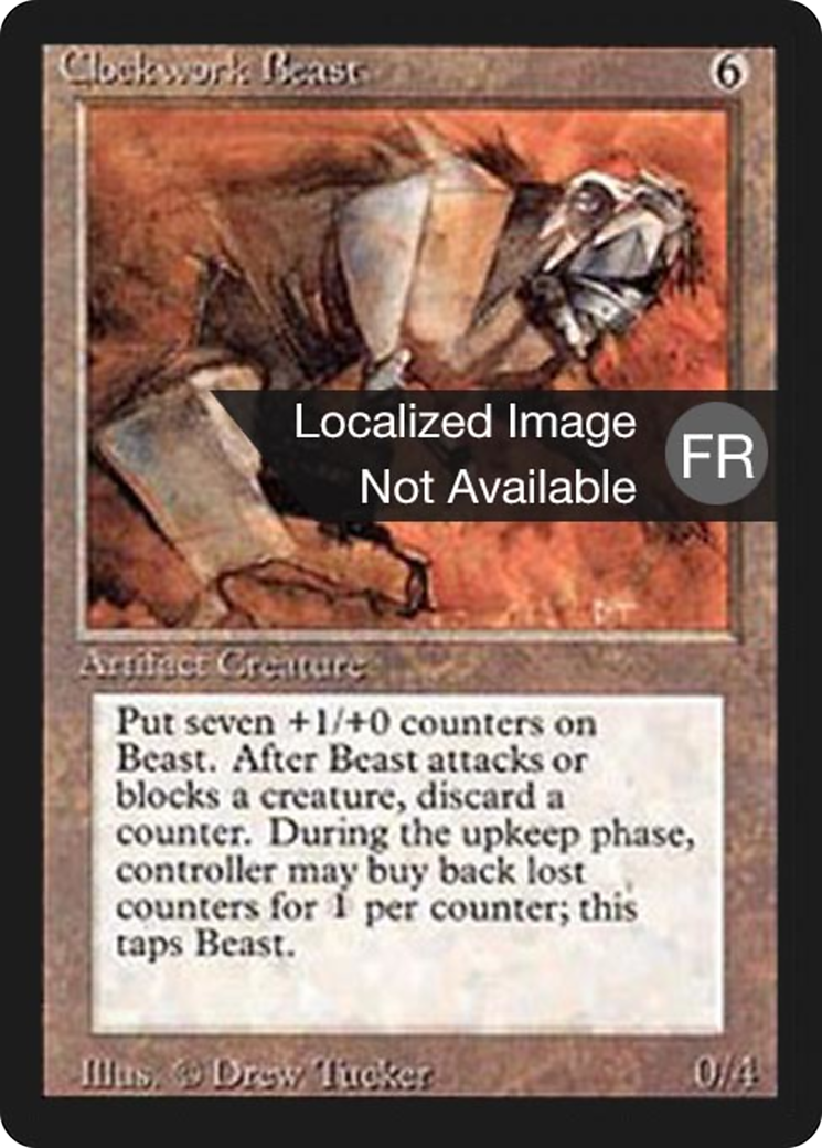 {F} Clockwork Beast [Foreign Black Border][FBB 3ED 240]