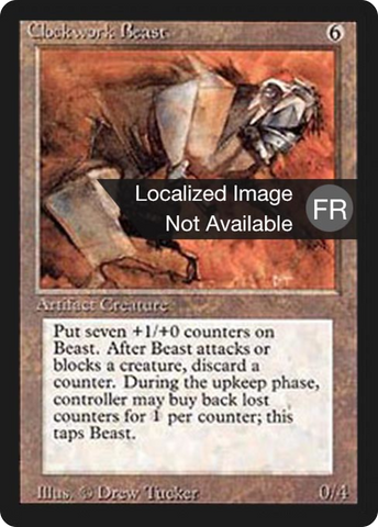 {F} Clockwork Beast [Foreign Black Border][FBB 3ED 240]