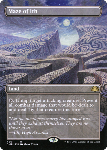 {R} Maze of Ith (Borderless Alternate Art) [Dominaria Remastered][DMR 456]
