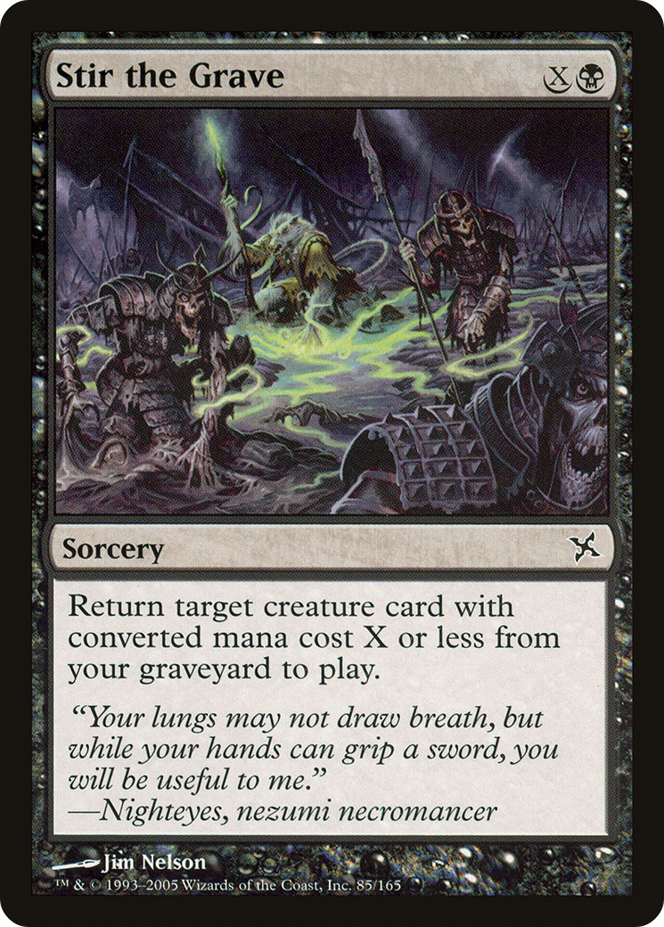 {C} Stir the Grave [Betrayers of Kamigawa][BOK 085]