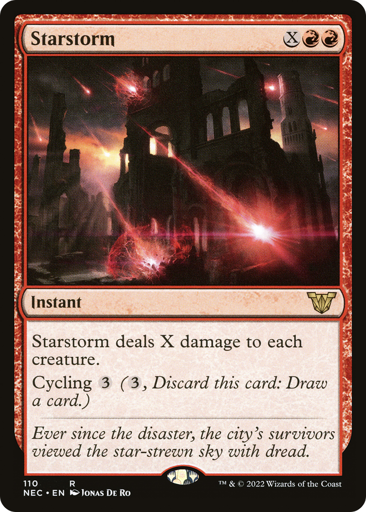 {R} Starstorm [Kamigawa: Neon Dynasty Commander][NEC 110]