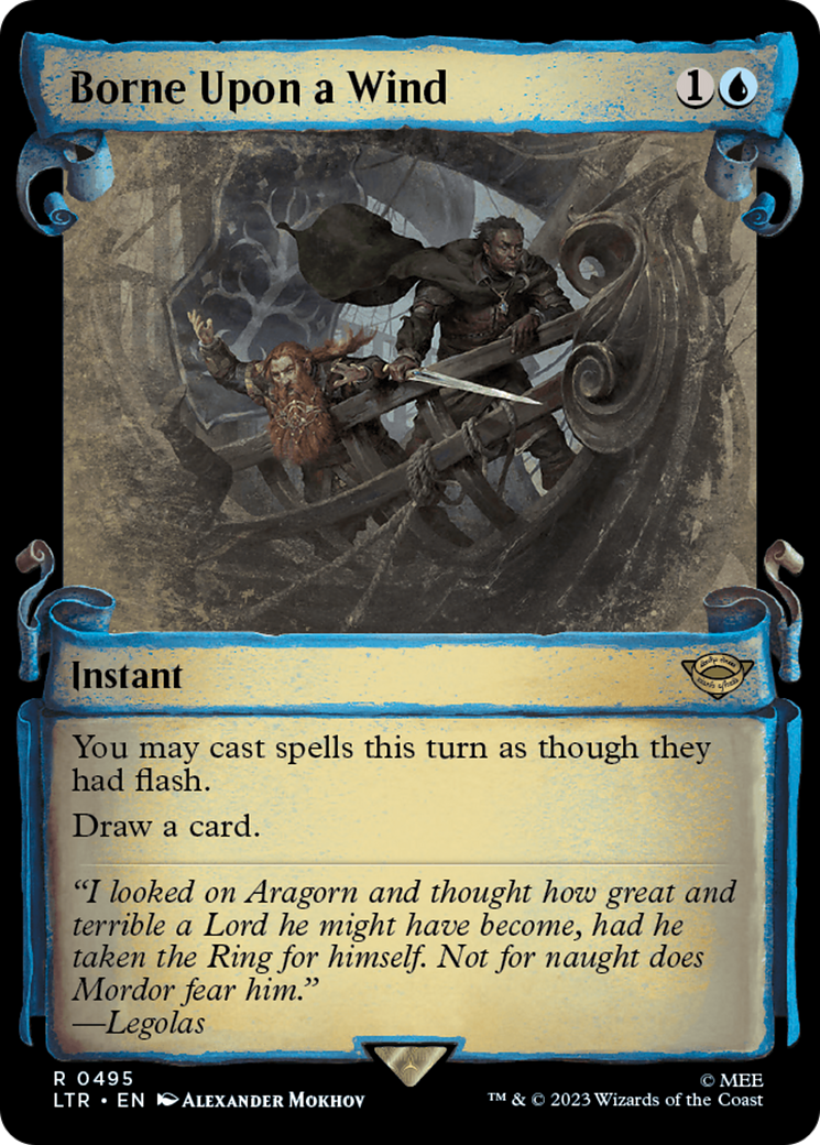 {R} Borne Upon a Wind [The Lord of the Rings: Tales of Middle-Earth Showcase Scrolls][LTR 495]