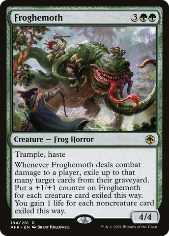 {R} Froghemoth [Dungeons & Dragons: Adventures in the Forgotten Realms][AFR 184]