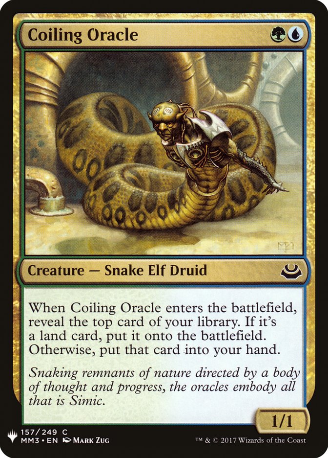 {C} Coiling Oracle [Mystery Booster][MB1 MM3 157]