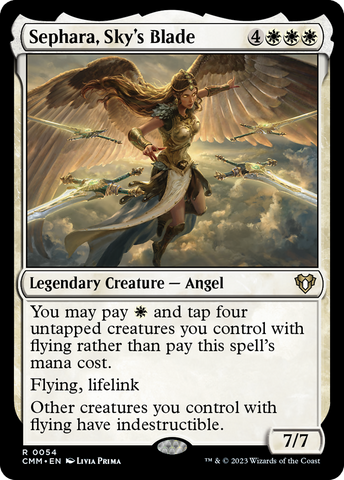 {R} Sephara, Sky's Blade [Commander Masters][CMM 054]