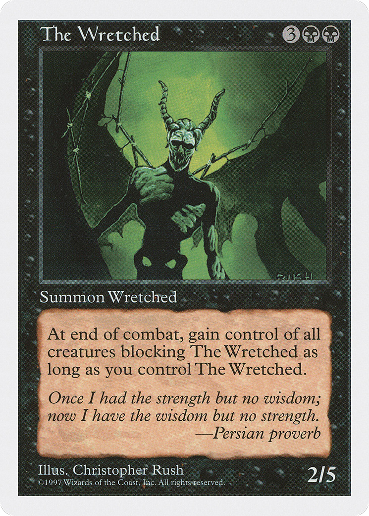 {R} The Wretched [Fifth Edition][5ED 197] - Misty Mountain Games