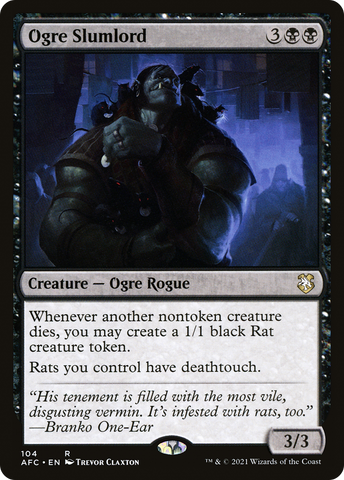 {R} Ogre Slumlord [Dungeons & Dragons: Adventures in the Forgotten Realms Commander][AFC 104]