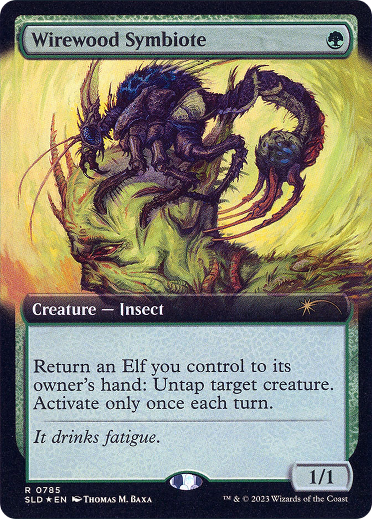 {R} Wirewood Symbiote (Extended Art) [Secret Lair Drop Series][SLD 785]