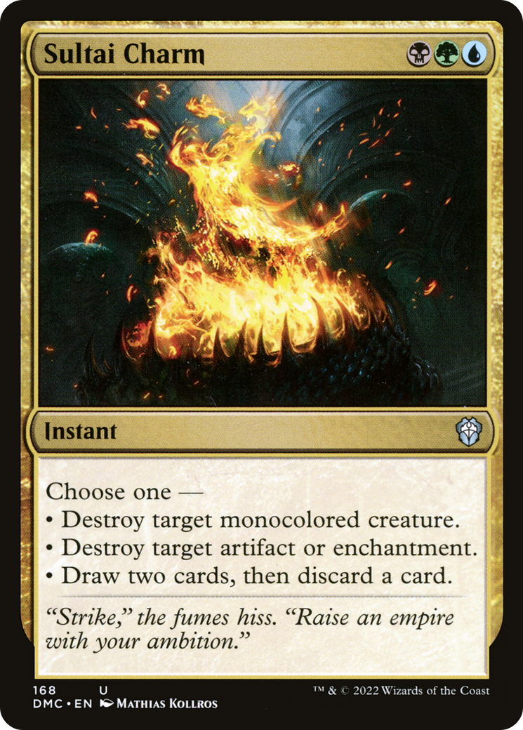{C} Sultai Charm [Dominaria United Commander][DMC 168]