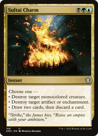 {C} Sultai Charm [Dominaria United Commander][DMC 168]