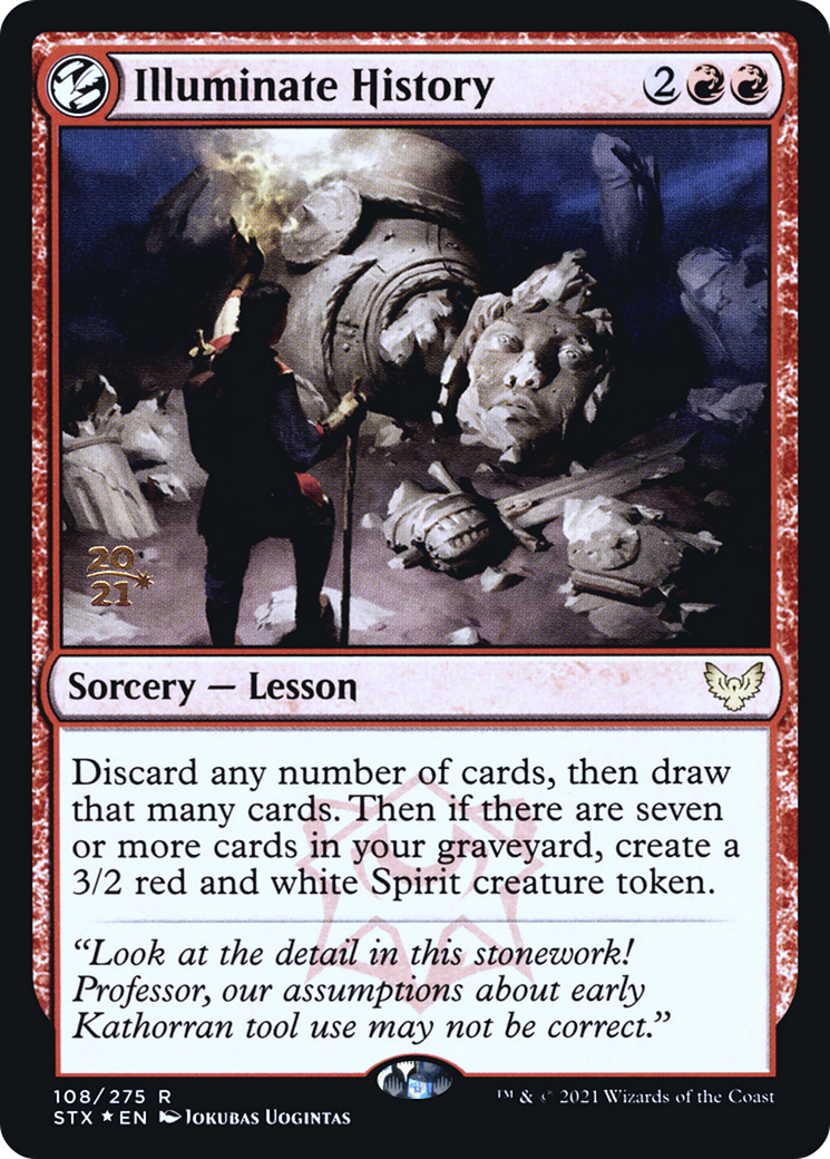 {R} Illuminate History [Strixhaven: School of Mages Prerelease Promos][PR STX 108]
