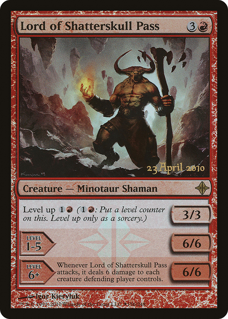 {R} Lord of Shatterskull Pass [Rise of the Eldrazi Prerelease Promos][PR ROE 156]