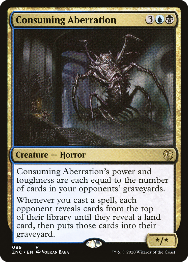 {R} Consuming Aberration [Zendikar Rising Commander][ZNC 089]