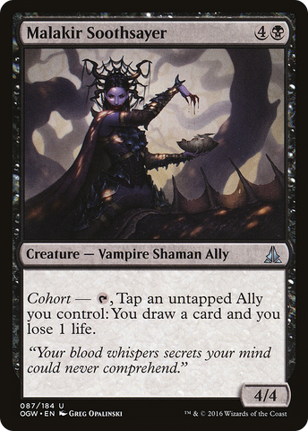 {C} Malakir Soothsayer [Oath of the Gatewatch][OGW 087]