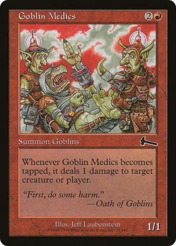 {C} Goblin Medics [Urza's Legacy][ULG 079]