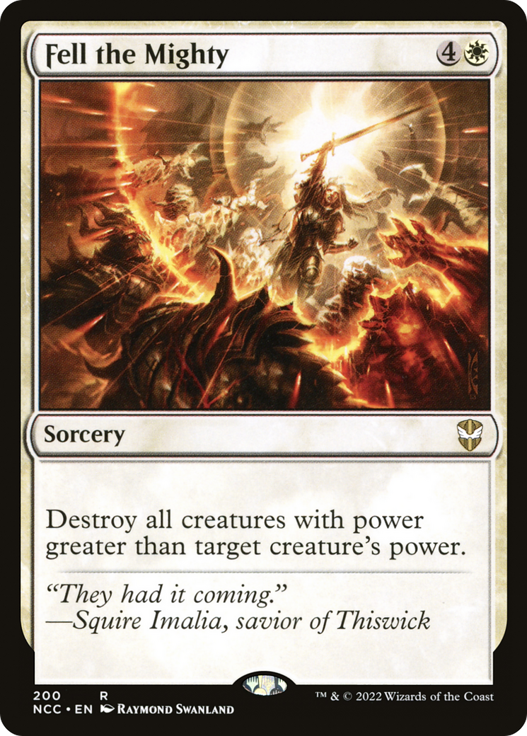 {R} Fell the Mighty [Streets of New Capenna Commander][NCC 200]