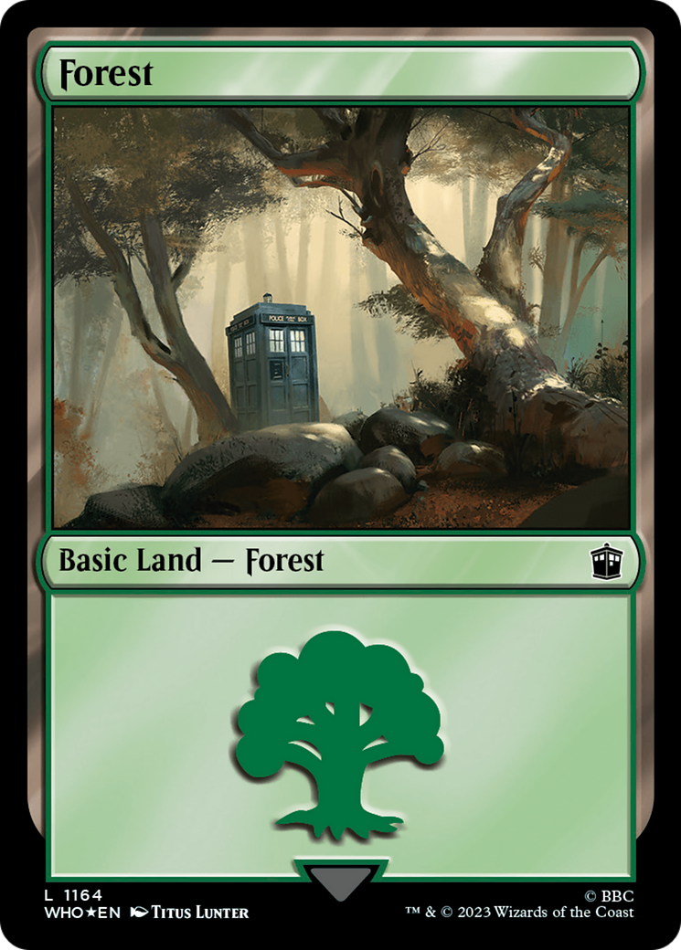 {B} Forest (1164) (Surge Foil) [Doctor Who][WHO 1164]