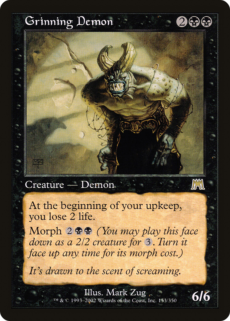 {R} Grinning Demon [Onslaught][ONS 153]