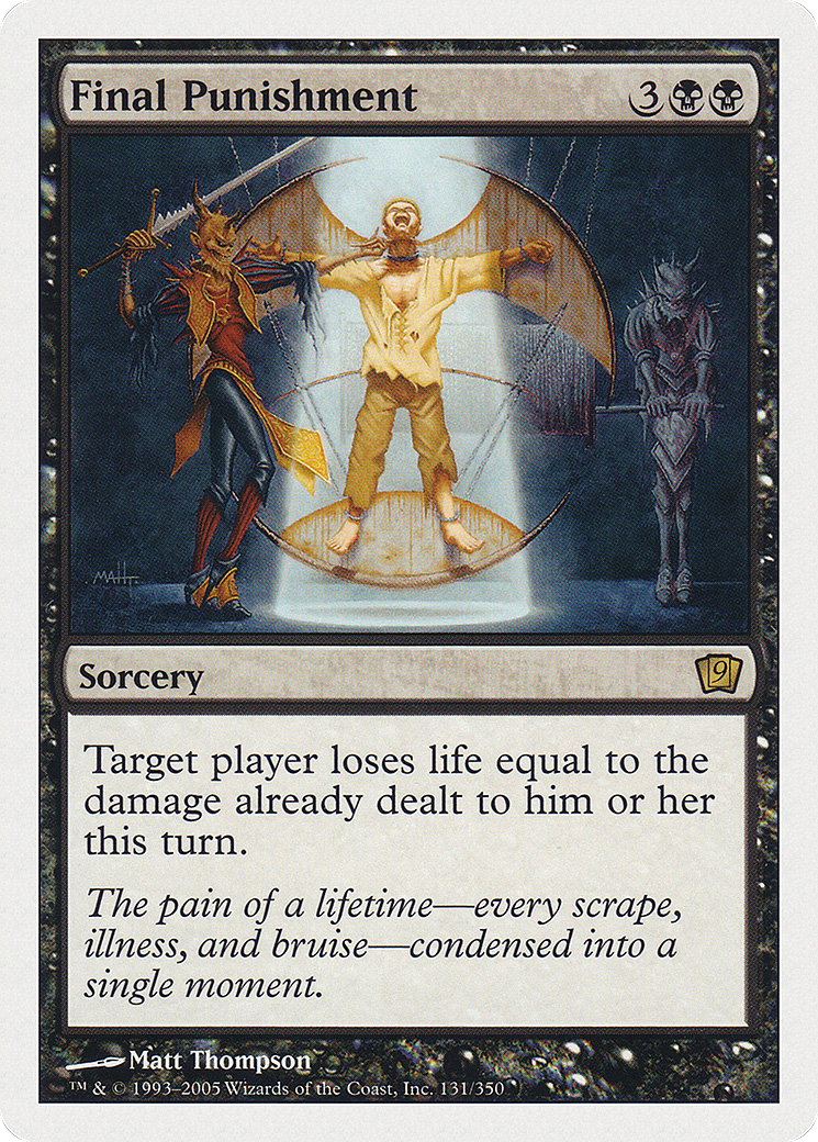 {R} Final Punishment [Ninth Edition][9ED 131]