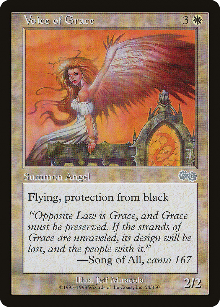 {C} Voice of Grace [Urza's Saga][USG 054] - Misty Mountain Games