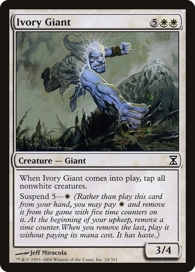 {C} Ivory Giant [Time Spiral][TSP 024]