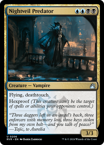 {C} Nightveil Predator [Ravnica Remastered][RVR 206]